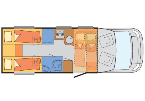 Low Profile Motorhome SUNLIGHT T-68 con cambio automático en Sale Occasion