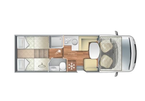 Integral Motorhome ROLLER TEAM Zefiro 284 INT en Sale Occasion