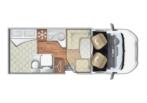 Low Profile Motorhome ROLLER TEAM Zefiro 294 TL en Sale Occasion