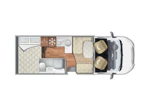 Low Profile Motorhome ROLLER TEAM Kronos 295 TL en Sale Occasion