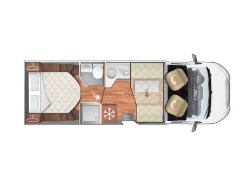 Low Profile Motorhome ROLLER TEAM Granduca 267 TL en Sale Occasion