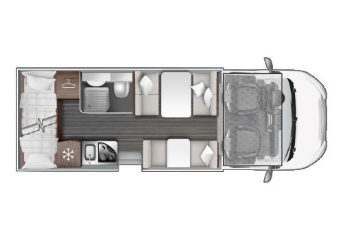 Capuchina Motorhome ROLLER TEAM Kronos 277 M en Sale Occasion