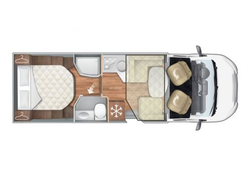 Low Profile Motorhome ROLLER TEAM Kronos 265 TL en Sale Occasion