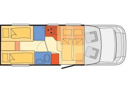 Low Profile Motorhome DETHLEFFS T 7057 EB modelo 2017 en Sale Occasion