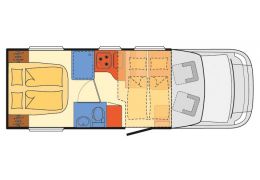 Low Profile Motorhome DETHLEFFS Trend T 7057 DBM modelo 2017 en Sale Occasion