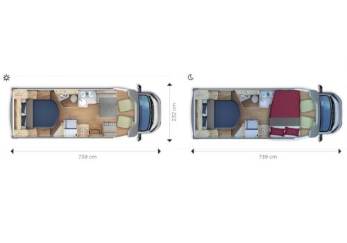 Low Profile Motorhome GIOTTILINE Therry T38 en Sale Occasion
