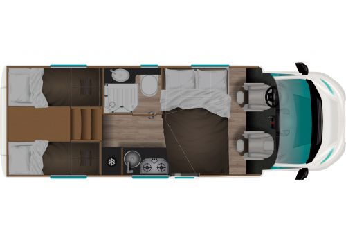 Low Profile Motorhome ITINEO PJ 700 en Sale Occasion