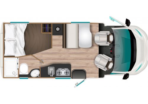 Low Profile Motorhome ITINEO PF600 Modelo 2021 en Sale Occasion