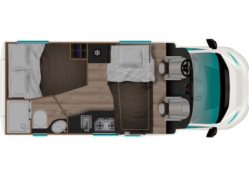 Low Profile Motorhome ITINEO PF600 Modelo 2021 en Sale Occasion