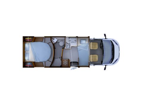 Low Profile Motorhome RAPIDO 686 F Ultimate Line en Sale Occasion