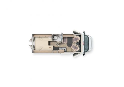 Camper Van MALIBU Van Two Rooms 640 LE RB en Catalog