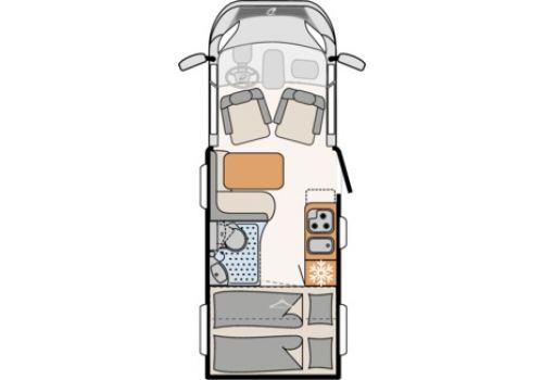 Low Profile Motorhome DETHLEFFS Globebus T1 en Sale Occasion