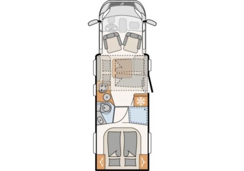 Low Profile Motorhome DETHLEFFS Pulse T 7051 DBL en Sale Occasion