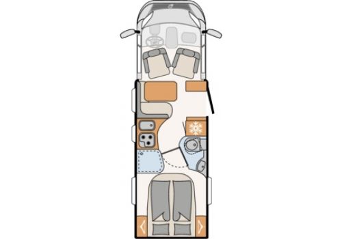 Low Profile Motorhome DETHLEFFS Globebus T7 en Sale Occasion