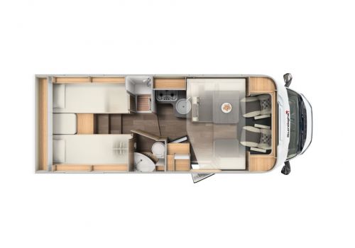 Low Profile Motorhome SUNLIGHT T 68 en Sale Occasion