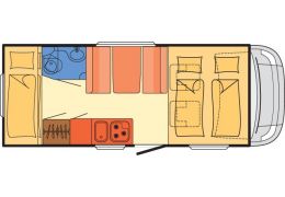 Capuchina Motorhome DETHLEFFS Trend A 5887 modelo 2019 in Sale Occasion