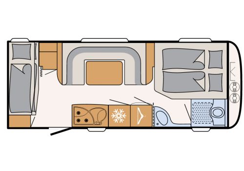 Caravan DETHLEFFS Nomad 560 FMK modelo 2016 en Sale Occasion