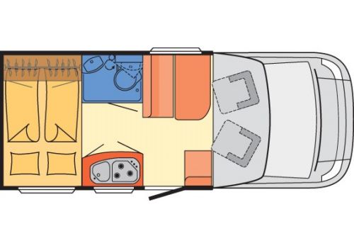 Low Profile Motorhome DETHLEFFS Globebus T-1 en Sale Occasion