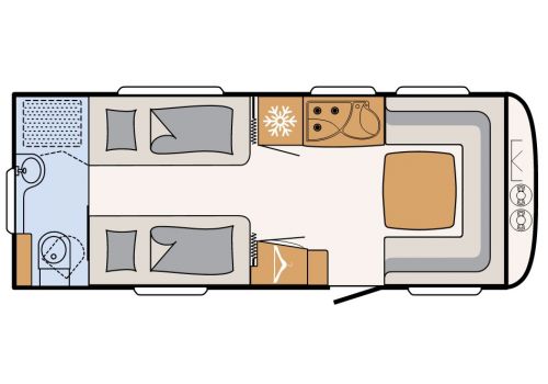 Caravan DETHLEFFS Nomad 560 RET modelo 2016 en Sale Occasion