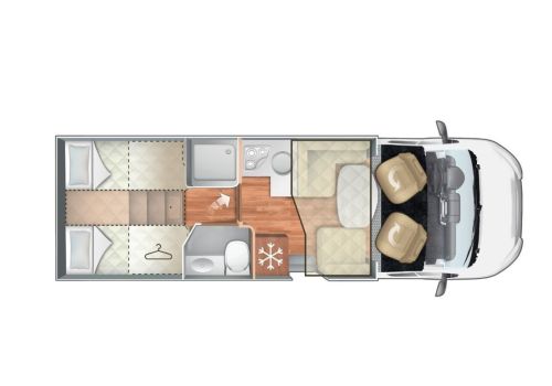Low Profile Motorhome ROLLER TEAM Kronos 284 TL en Sale Occasion