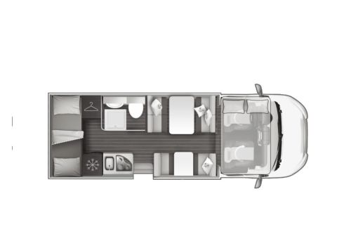 Capuchina Motorhome ROLLER TEAM Kronos 277 M en Sale Occasion