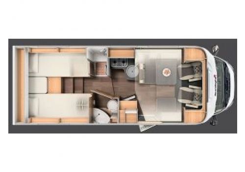 Low Profile Motorhome SUNLIGHT T 68 en Sale Occasion