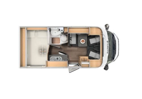 Low Profile Motorhome SUNLIGHT V 60 en Sale Occasion