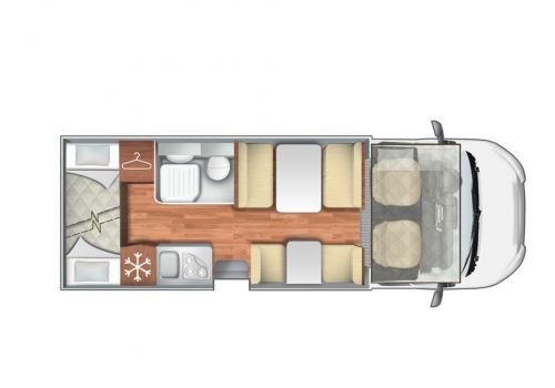 Capuchina Motorhome ROLLER TEAM Kronos 277 M en Sale Occasion