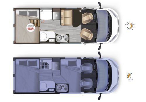 Camper Van DREAMER D55 Exclusive Fun en Sale Occasion