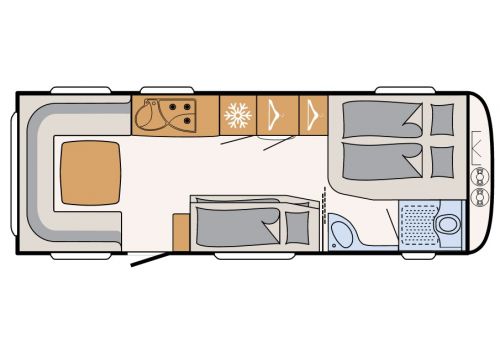 Caravan DETHLEFFS Nomad 670 FKR modelo 2016 en Sale Occasion