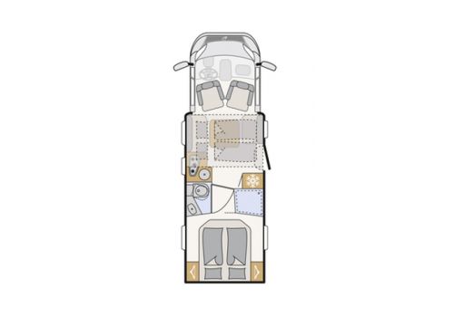 Low Profile Motorhome DETHLEFFS Trend 90 T7057 DBL Modelo 2022 en Sale Occasion