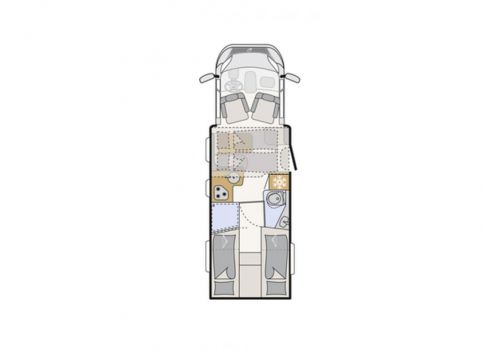 Low Profile Motorhome DETHLEFFS Trend T7057 EB Modelo 2022 en Sale Occasion
