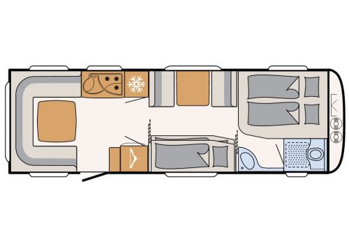 Caravan DETHLEFFS Nomad 730 FKR modelo 2016 en Sale Occasion