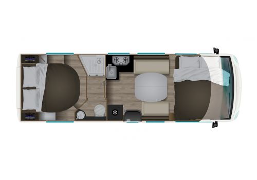 Integral Motorhome ITINEO MC740 Modelo 2023 en Sale Occasion