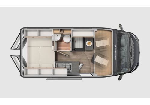 Camper Van SUNLIGHT Cliff 540 Adventure Edition en Catalog