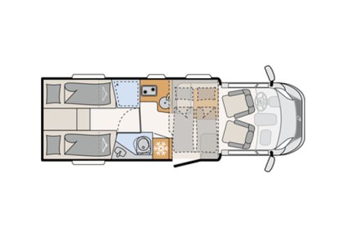 Low Profile Motorhome DETHLEFFS Just T7052 EB Modelo 2022 en Sale Occasion