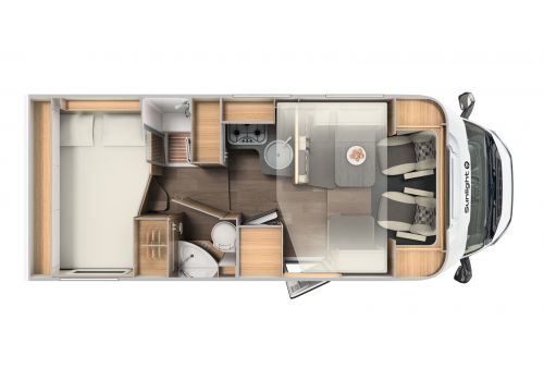 Low Profile Motorhome SUNLIGHT T65 en Sale Occasion
