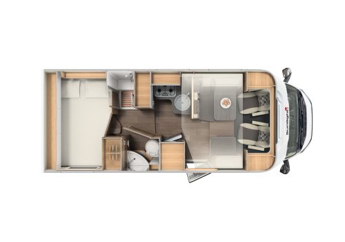 Low Profile Motorhome SUNLIGHT T65 en Sale Occasion