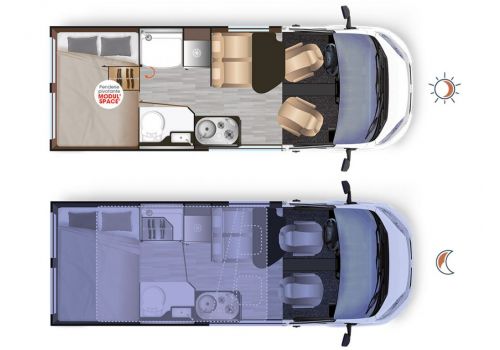 Camper Van DREAMER D55 UP FUN en Sale Occasion