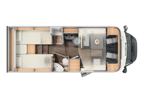 Low Profile Motorhome SUNLIGHT T68 Adventure Edition en Sale Occasion