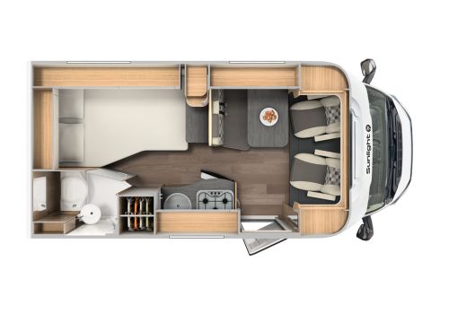 Low Profile Motorhome SUNLIGHT T58 en Sale Occasion