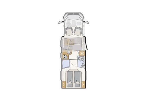Low Profile Motorhome DETHLEFFS Trend T7057 DBM 90 Aniversario en Sale Occasion