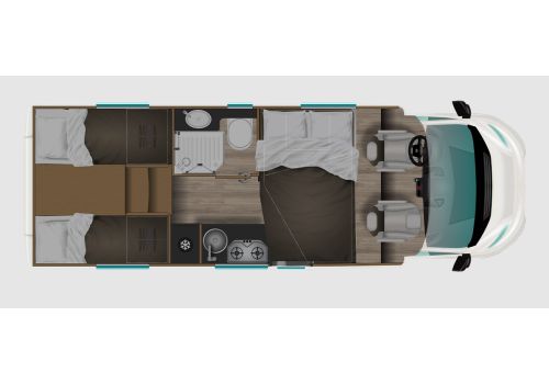Low Profile Motorhome ITINEO PJ700 Modelo 2022 en Sale Occasion