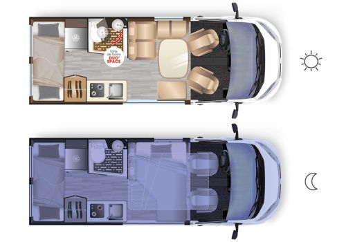 Camper Van DREAMER Family Van en Sale Occasion