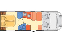 Low Profile Motorhome DETHLEFFS Advantage T7051 modelo 2018 en Catalog