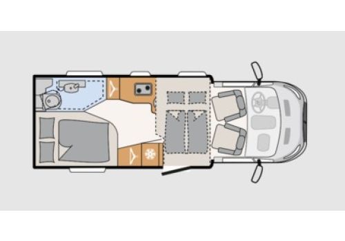 Low Profile Motorhome DETHLEFFS Just Go T6905 Modelo 2023 en Sale Occasion