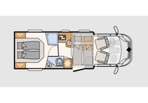 Low Profile Motorhome DETHLEFFS Just T7052 DBM Modelo 2023 en Sale Occasion