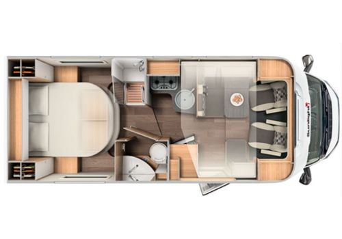 Low Profile Motorhome SUNLIGHT T69S en Sale Occasion