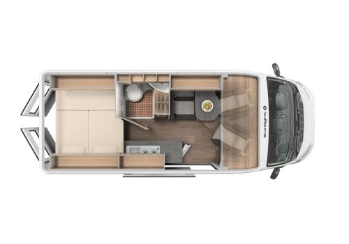 Camper Van SUNLIGHT Cliff 600 en Sale Occasion