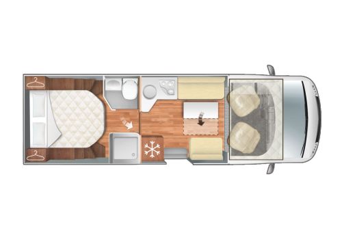 Integral Motorhome ROLLER TEAM Zefiro 267 INT en Sale Occasion